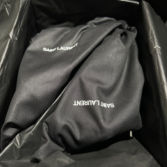 YSL SAINT LAURENT - Le Maillon Mules, YSL Black Print ( Size 37.5 / US 7.5) - Picture 4 of 7